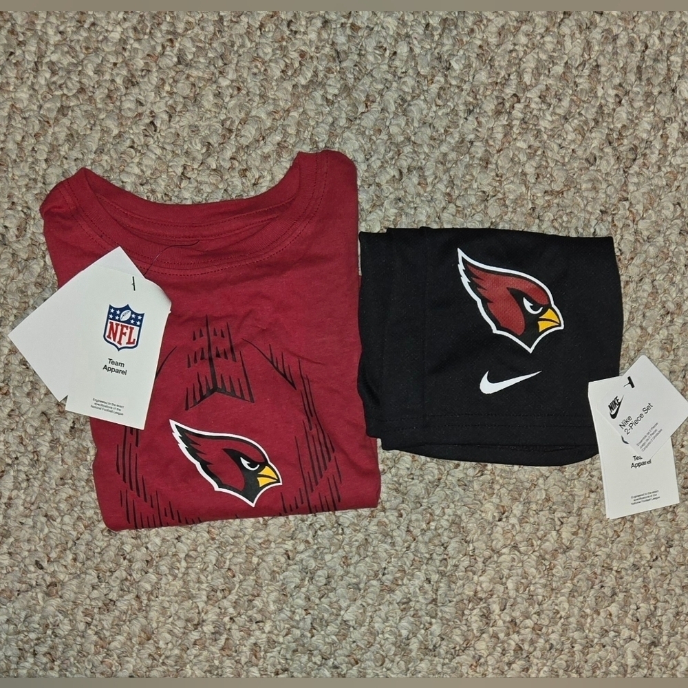 NWT NFL Nike Arizona Cardinals Toddler 3T Outfit
